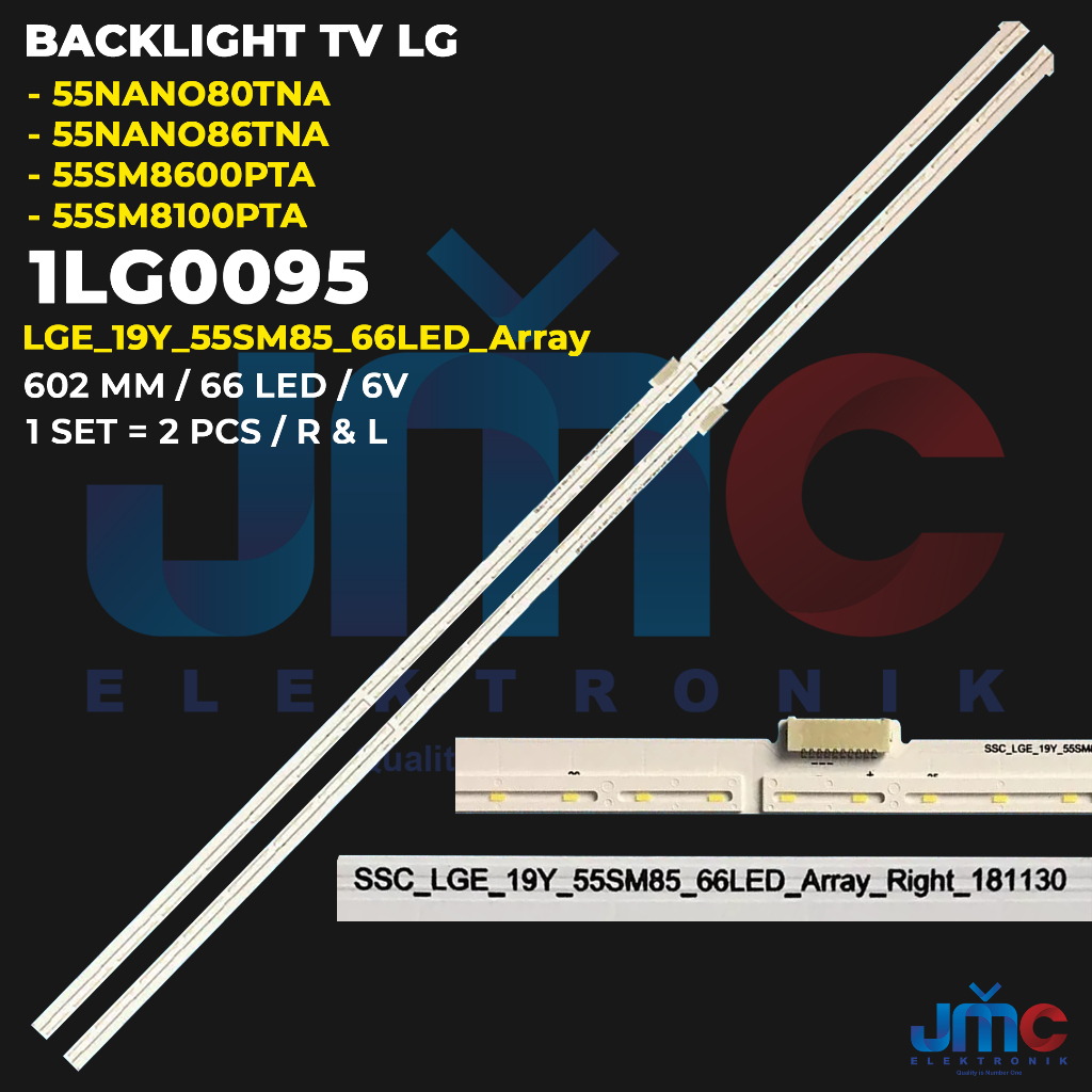 LG ไฟแบ็คไลท์ทีวี 55 นิ้ว 55NANO80TNA 55SM8600PTA 55NANO86TNA 55SM8100PTA