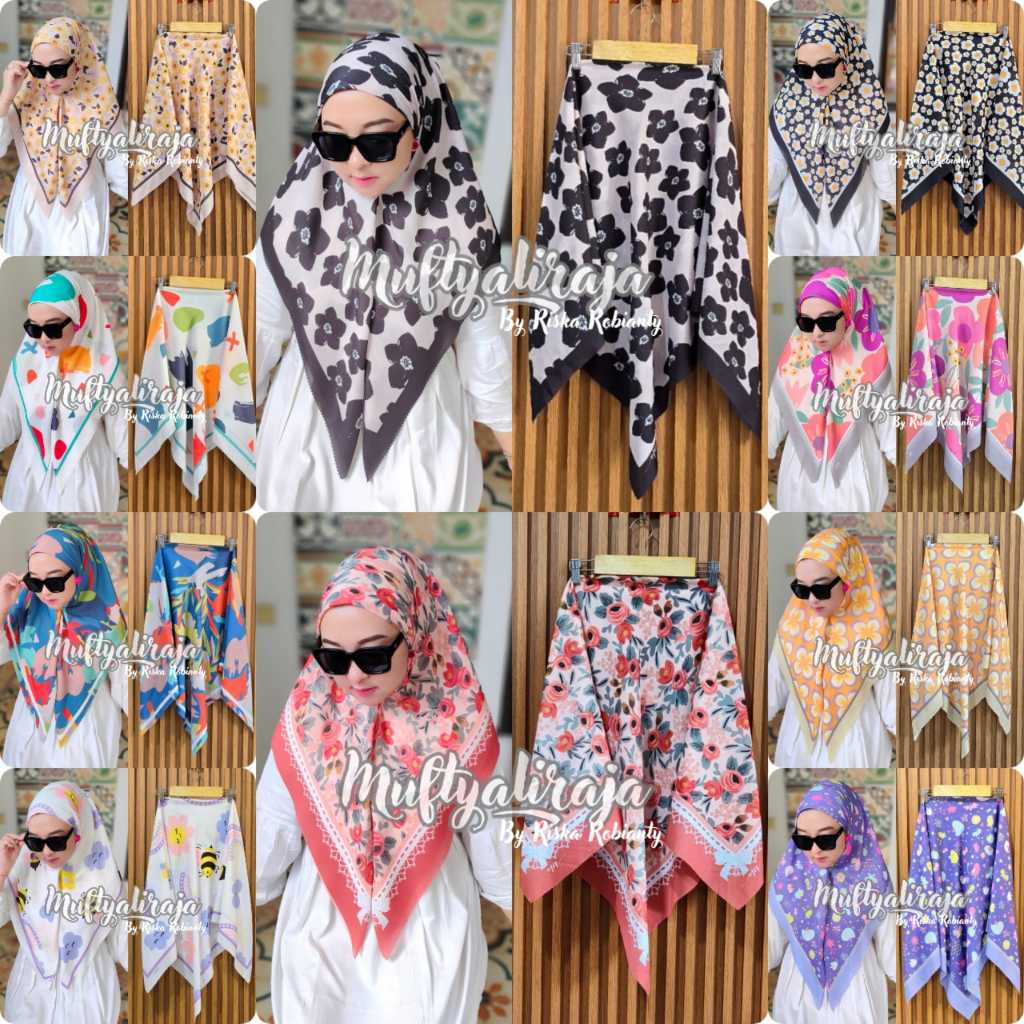 ลายสี่เหลี่ยม HIJAB ลายใหม่ล่าสุด DENAY HIJAB RECTANGULAR HIJAB Motif Premium Voal Veil ลายใหม่ล่าสุด 2024