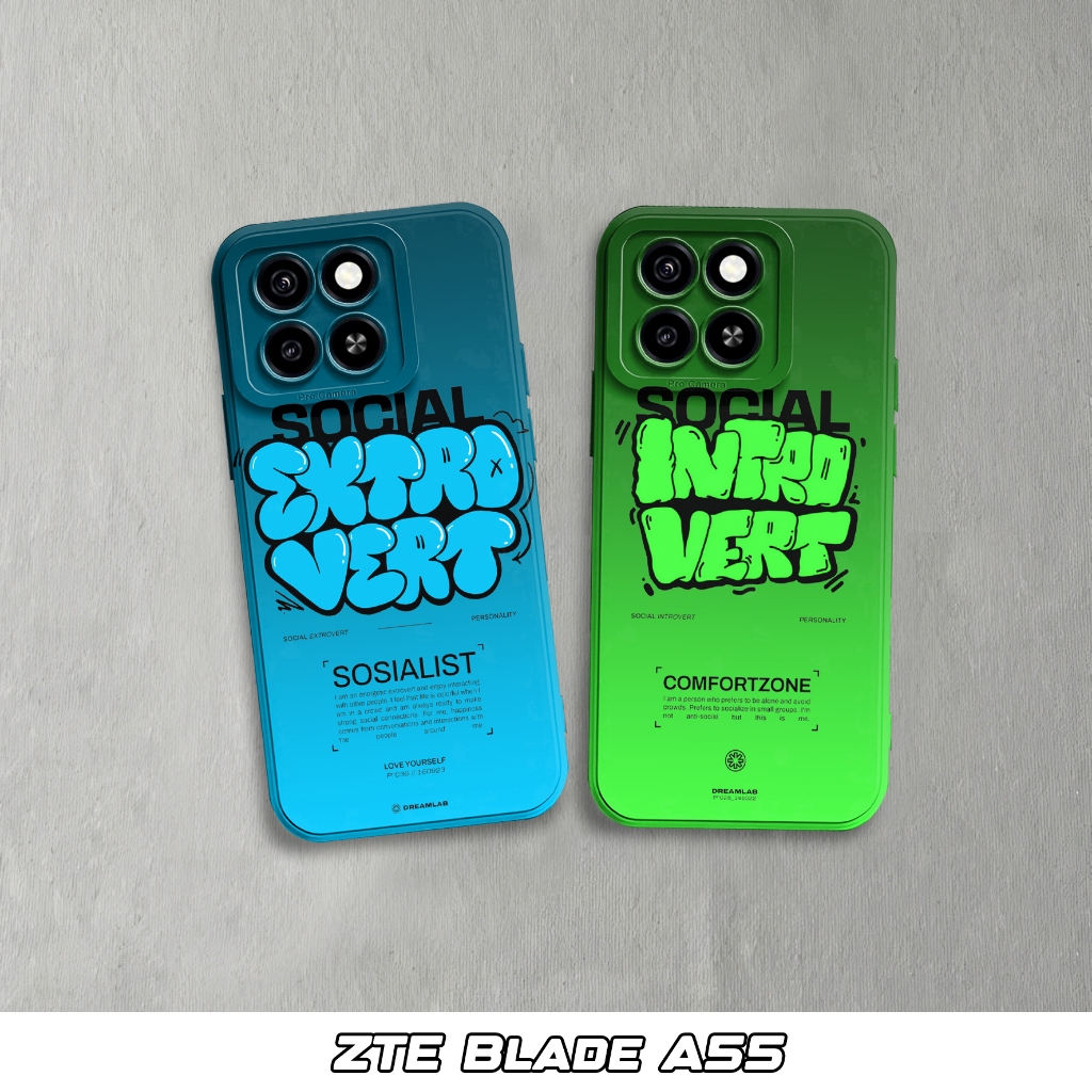 เคส ZTE Blade A55 - เคส ZTE Blade A35 - Softcase Procamera ZTE Blade Fashion Case [HH-1523]