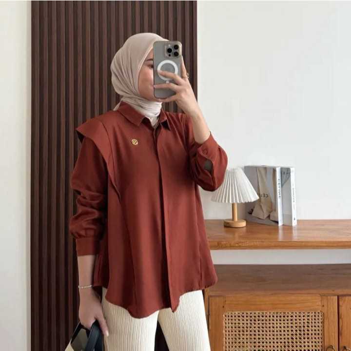 Andini BLOUSE SHAKILA PLAIN