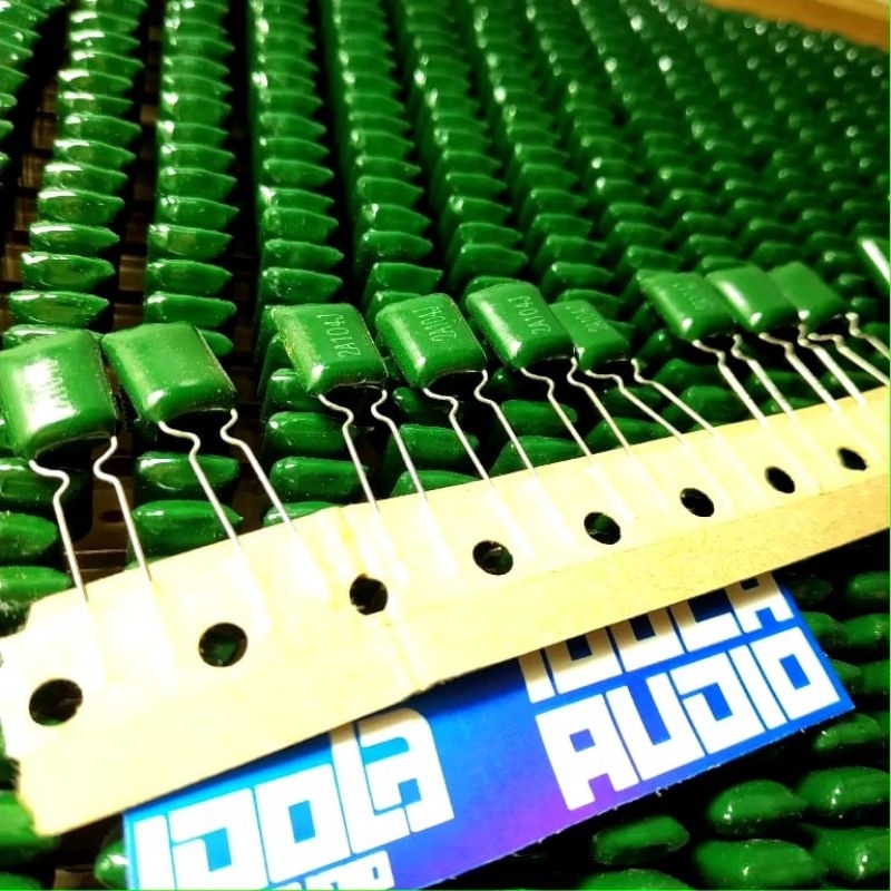 HIJAU MILAR 104J / 100 โวลต์ NON ROLL | Milar 104 J / 100 V สีเขียวปกติ