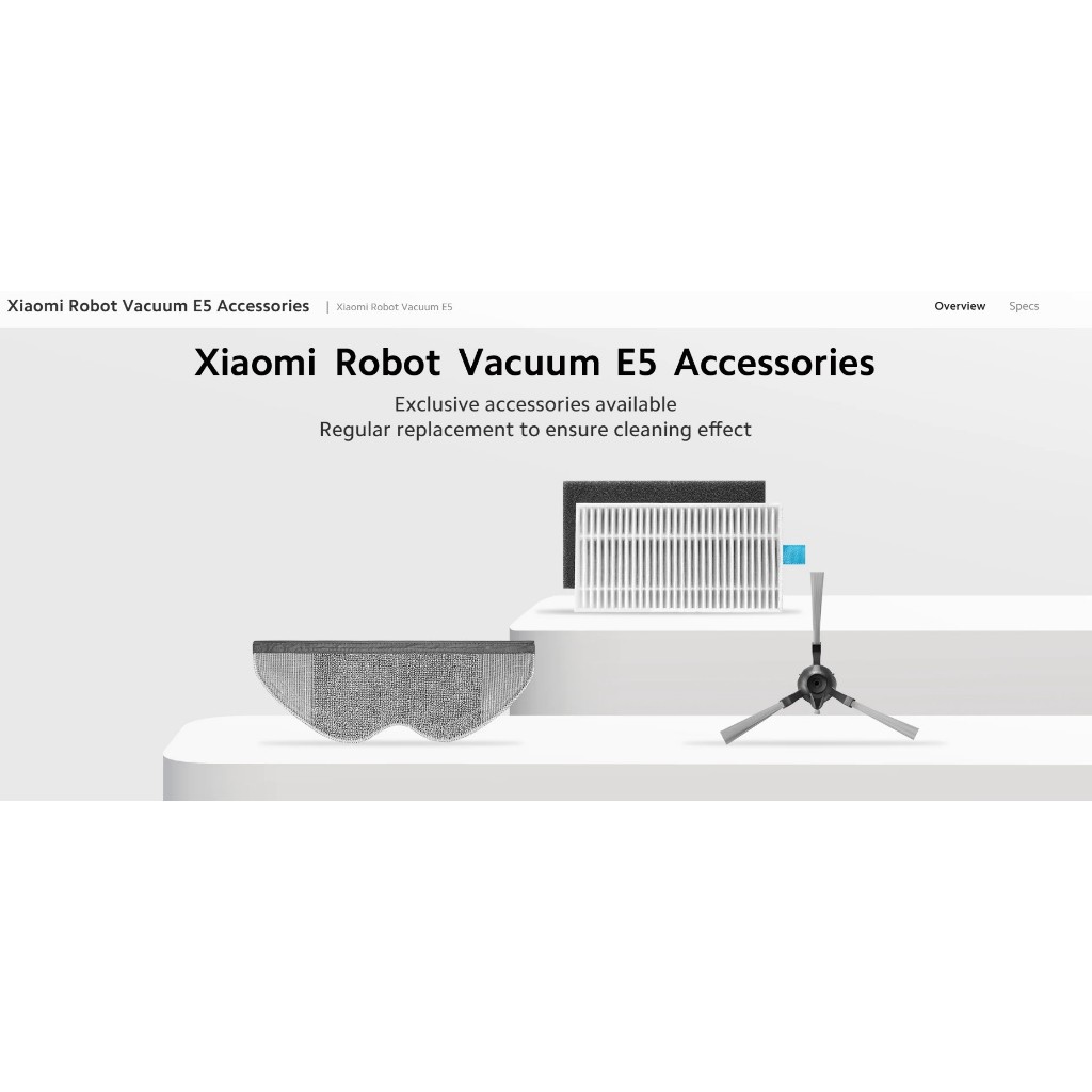 Xiaomi E5 Robot Vacuum Filter/หุ่นยนต์กวาดถูพื้น - ไส้กรองอากาศ
