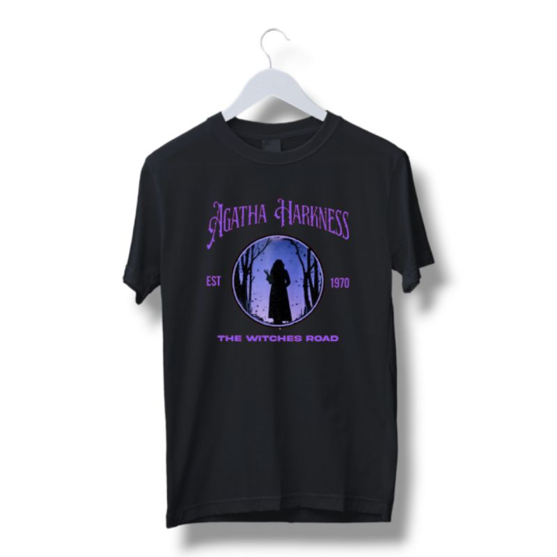 เสื้อยืด Agatha Harkness Est 1970 อกาธา All Along - Distro Plain แบบกําหนดเองสําหรับผู้ชายและผู้หญิง