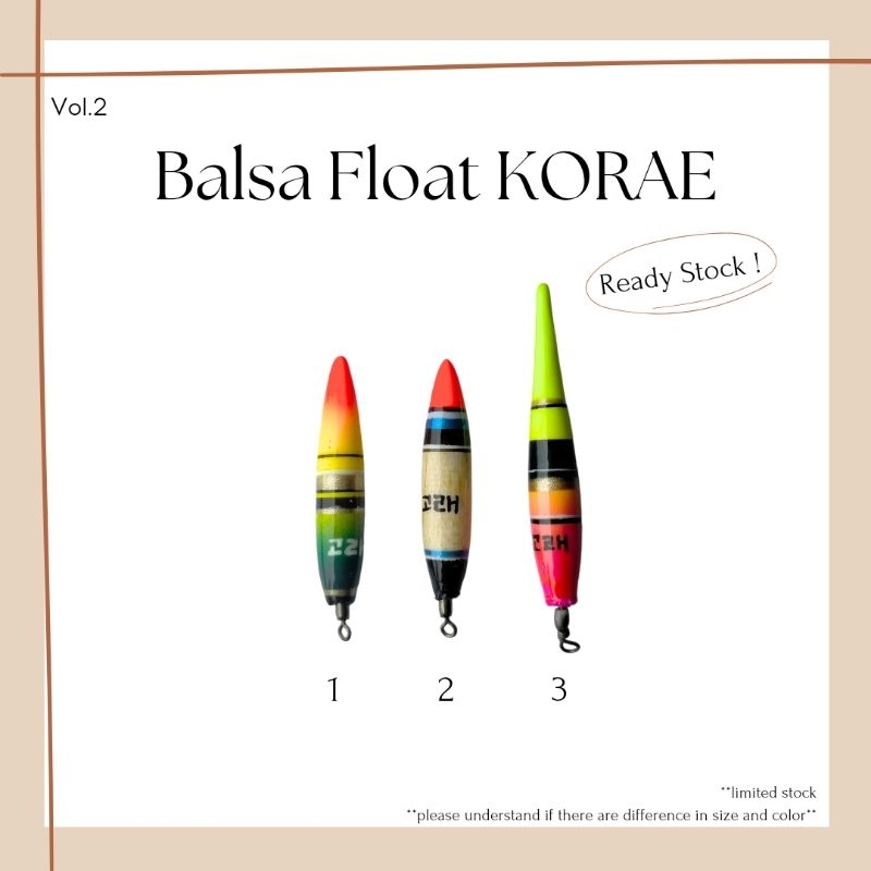 ลูกลอย Balsa KORAE Vol.2