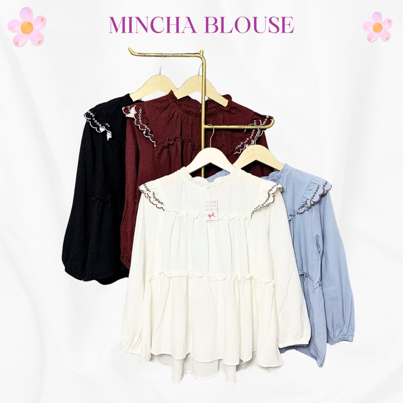 เสื้อ MINCHA โดย CATCHI | เสื้อเชิ้ต COTTON BLOUSE เสื้อผ้าผู้หญิง