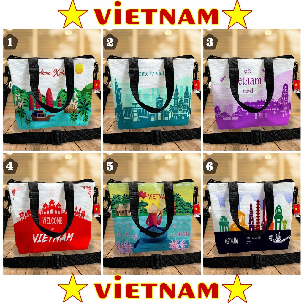 กระเป๋าคันทรีเวียดนาม กระเป๋าสะพาย SOUVENIR BAG สามารถเป็น TENG