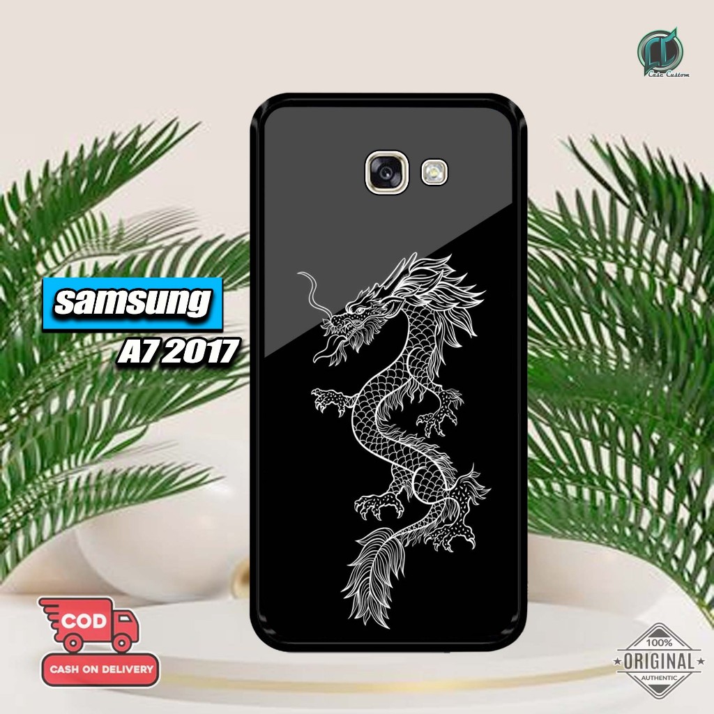 เคส Samsung A72017 ใหม่ล่าสุด 2D Glossy Hardcase [Dragon Motif] Samsung A72017 Hardcase Softcase Glo