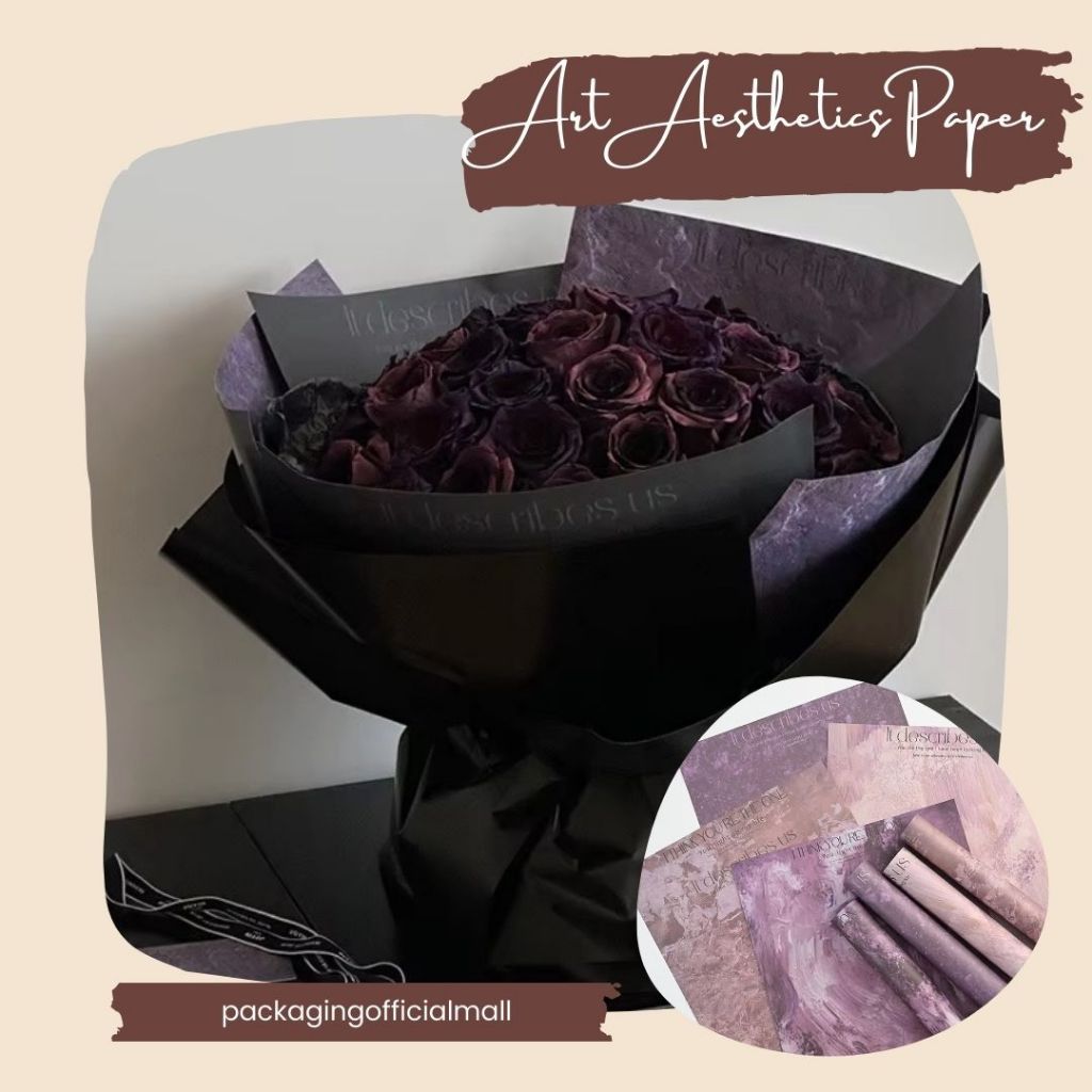 ART AESTTHETICS PAPER / CELLOPHANE / กระดาษดอกไม้ BOUQUET / WRAPPING WRAPPER