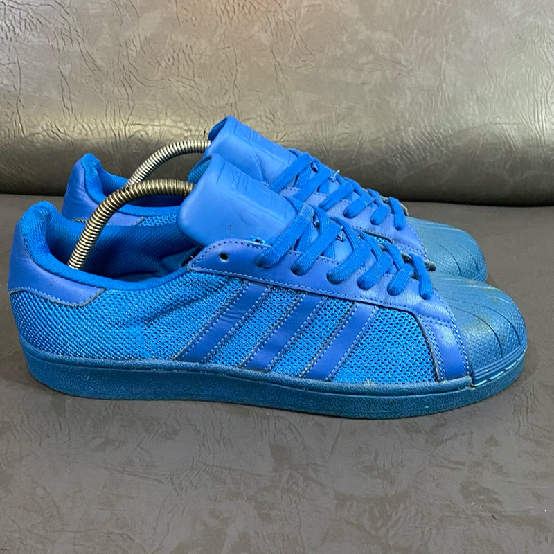 Sz43 Adidas Superstar Blubir รองเท้ามือสองมือสอง