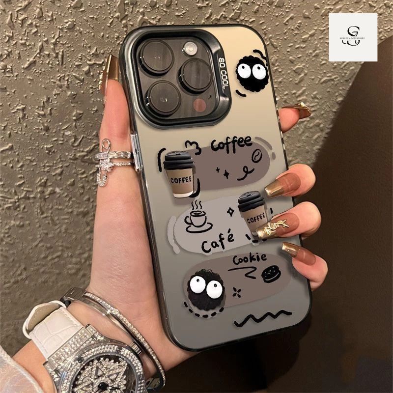 LL24 พรีเมี่ยมMatteกรณีปลอกHp Coffee Shopสไตล์สําหรับRealme C71 C75 C75Xหมายเหตุ50หมายเหตุ60 5i 5s 7