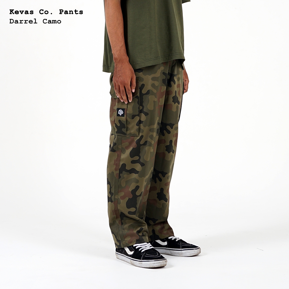 กางเกงคาร์โก้ Kevas Darrel Camo Baggy