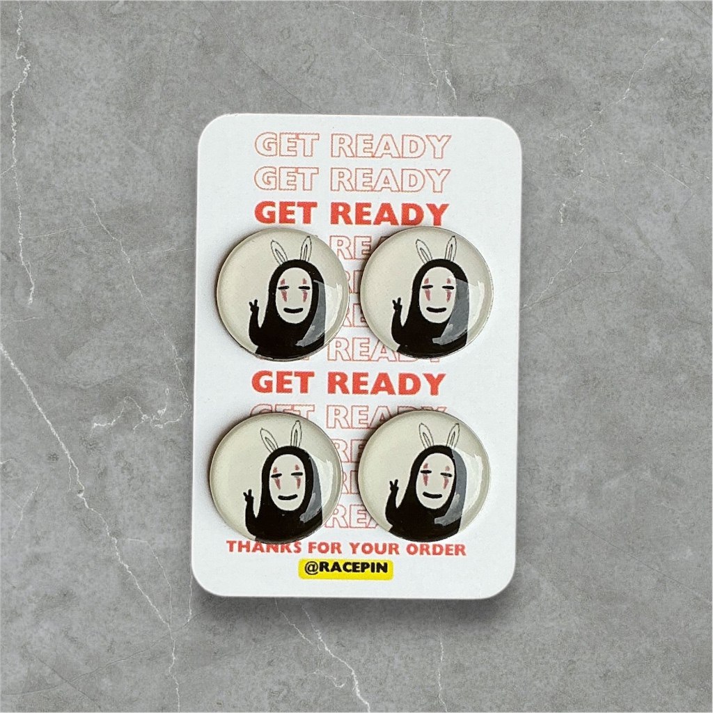Bib No Face Magnet RacePin