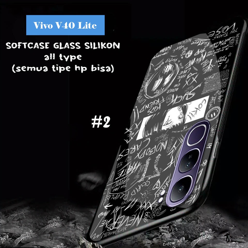 HP เคสโทรศัพท์ซิลิโคนเคลือบเงาสําหรับ - เคส VIVO V40 Lite - เคส VIVO V40 Lite ล่าสุด - เคสโทรศัพท์ V