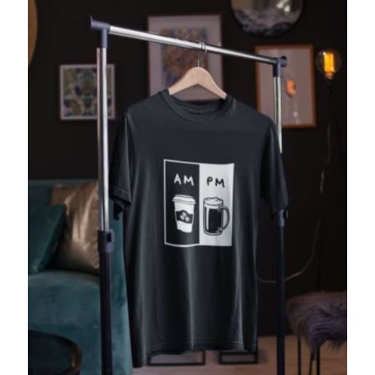 เสื้อยืด distro พรีเมี่ยม - Coffee And Be*r