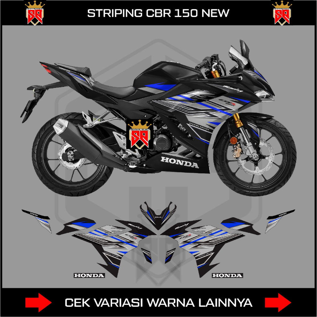 STRIPING CBR ใหม่ 150R K45R/DECAL สติ๊กเกอร์ HONDA CBR 150R K45R
