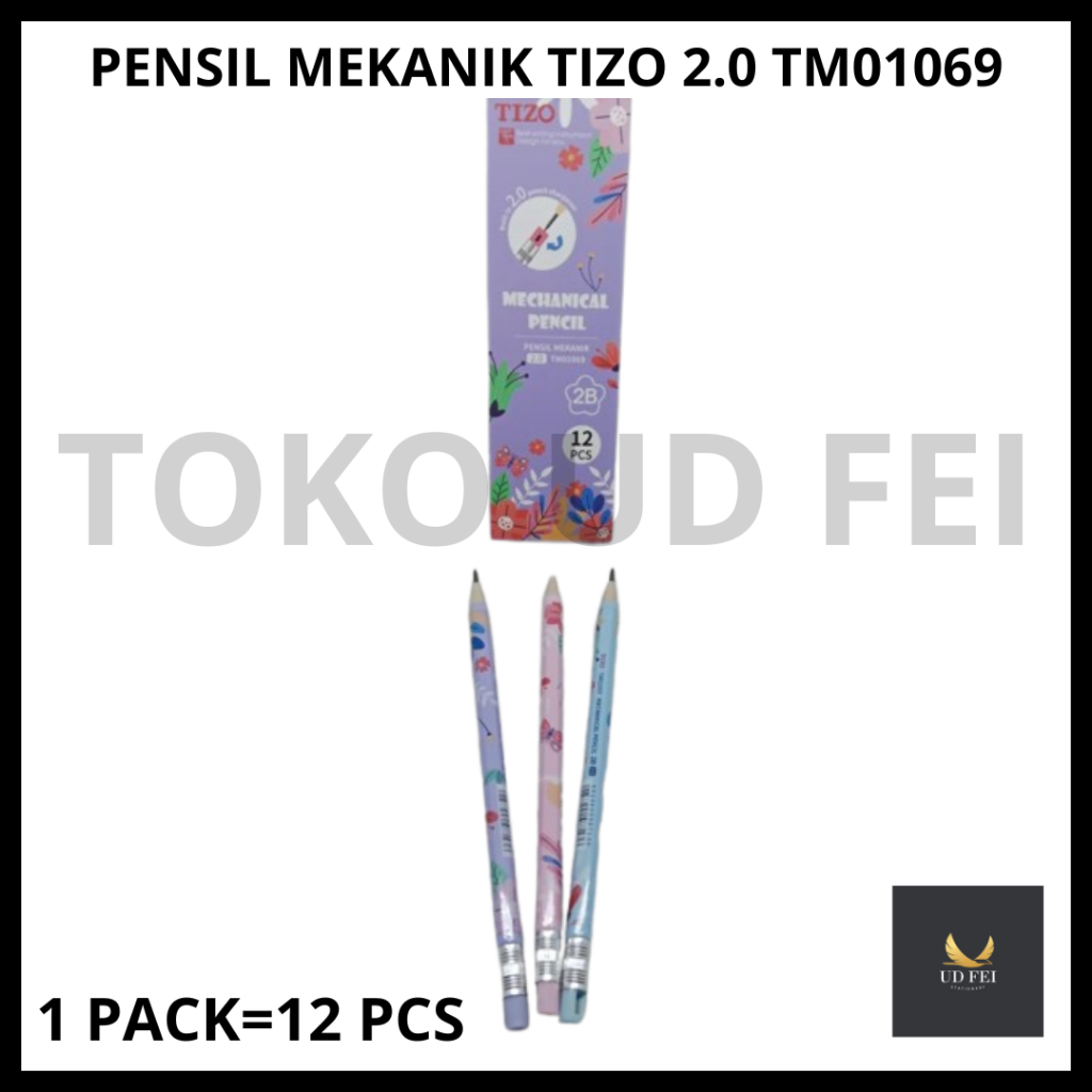 (1 แพ็ค = 12 ชิ้น) TIZO 2.0 MECHANICAL PENCIL TM01069/ TIZO 2.0 MECHANICAL PENCIL/ MECHANICAL PENCIL