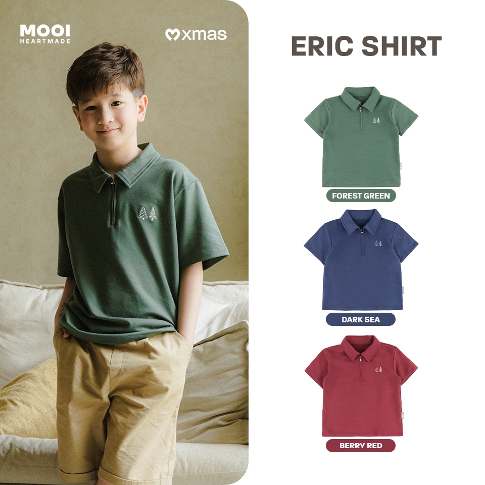 Kemeja Mooi Boys Shirts Christmas Collection Eric Shirt