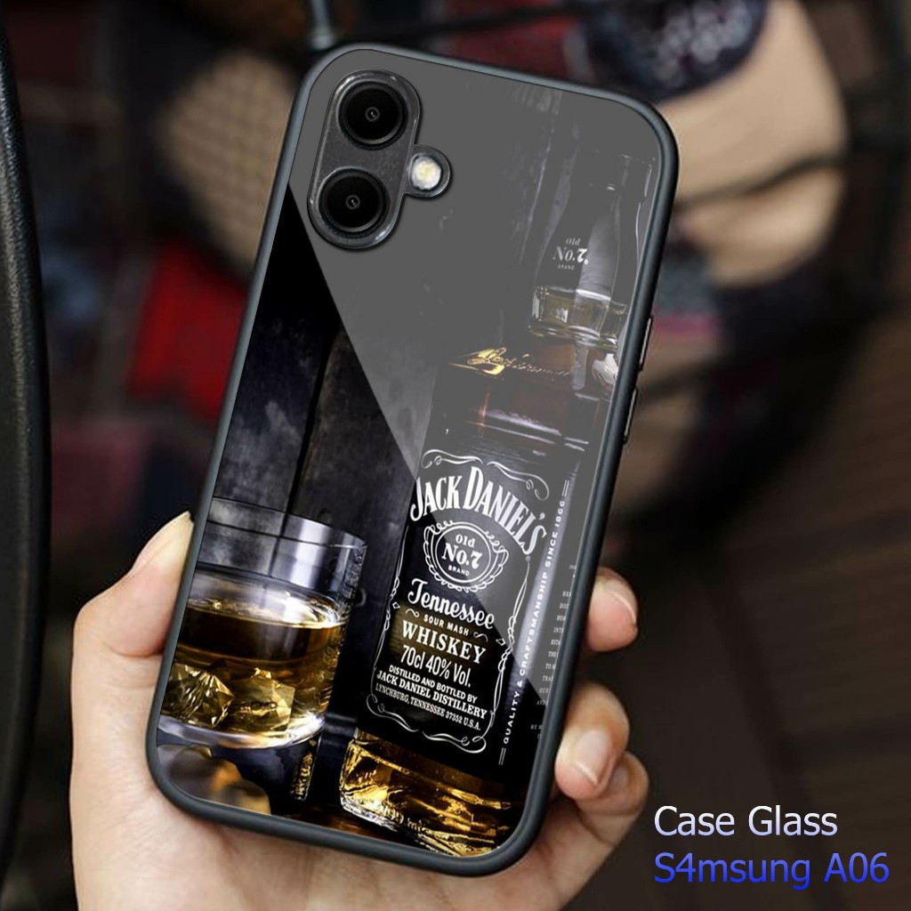 HP Samsung A06 Softcase Glass Glossy Samsung A06 เคสโทรศัพท์ Samsung A06 - K07
