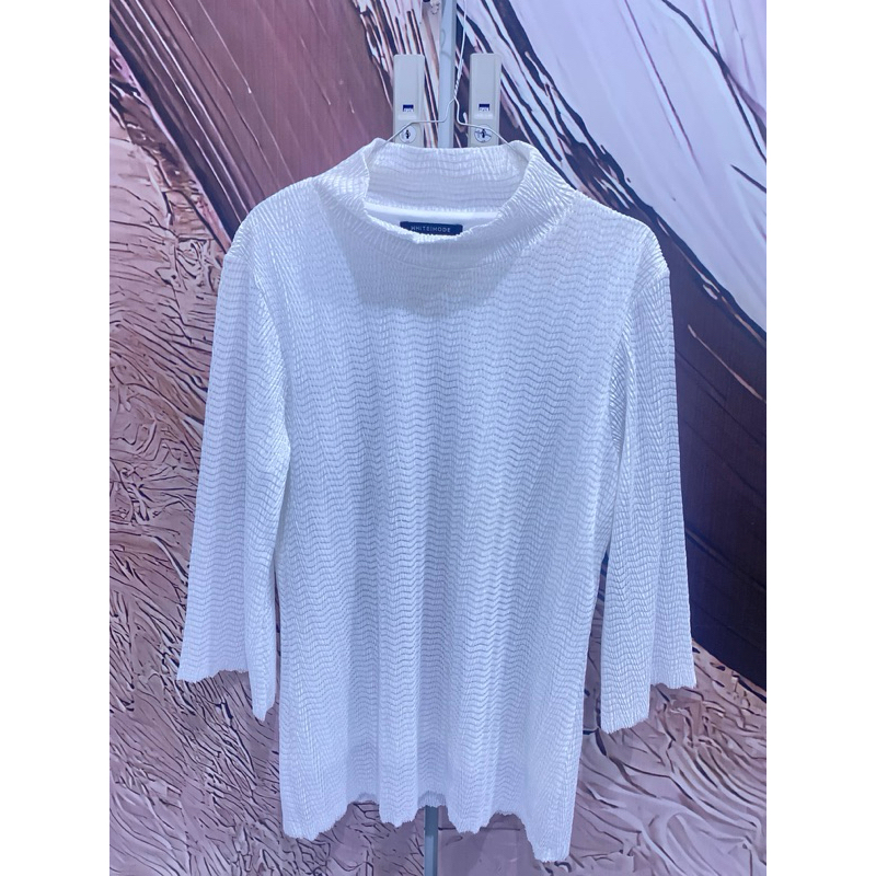 Preloved by JDK - BLOUSE - WHITE - คอเต่า