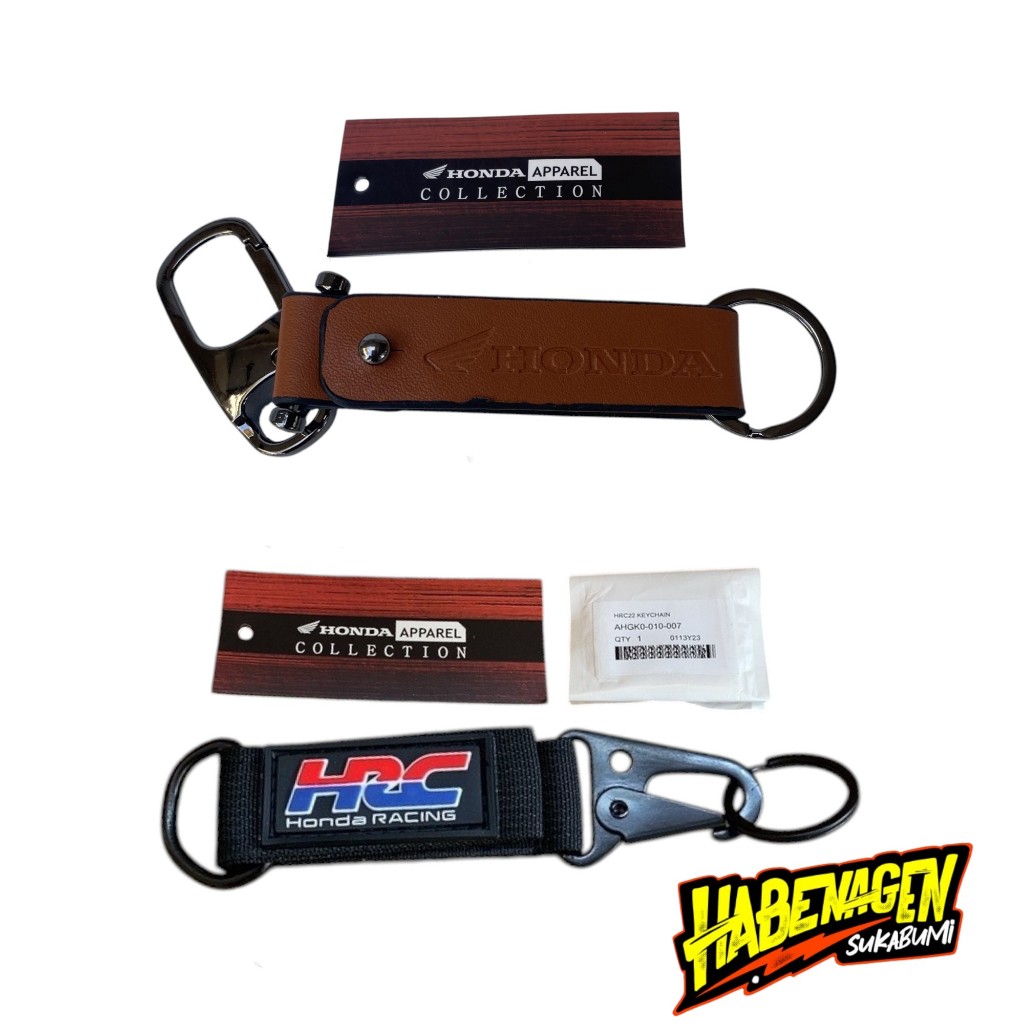 GANTUNGAN พวงกุญแจพวงกุญแจเครื่องแต่งกายอุปกรณ์เสริม Original Honda HRC รถจักรยานยนต์ Ahm Hgp