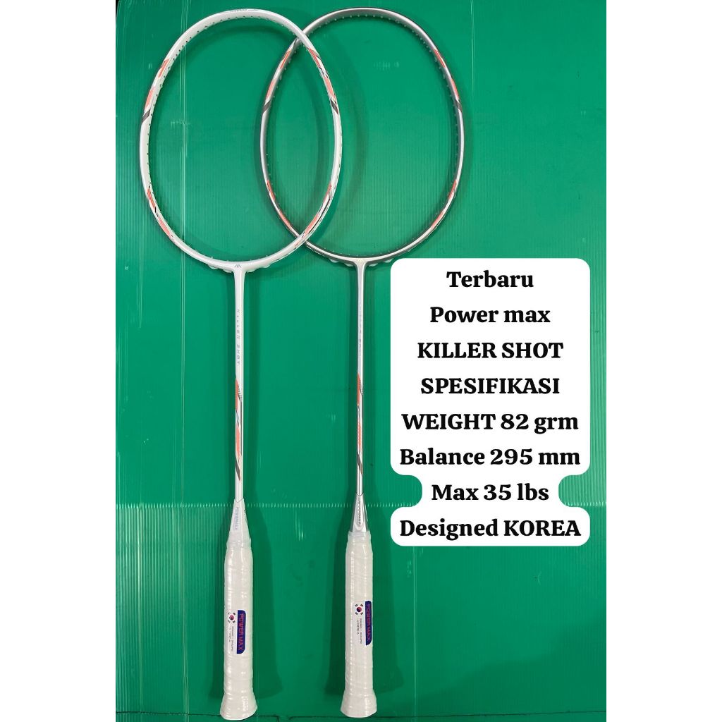POWERMAX POWER MAX KILLER SHOT BADMINTON CKET STRONG 35 LBS ORIGINAL