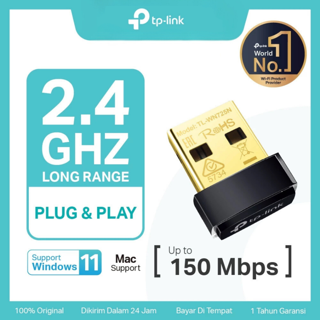 TP-LINK TL-WN725N USB WIFI ต้นฉบับ
