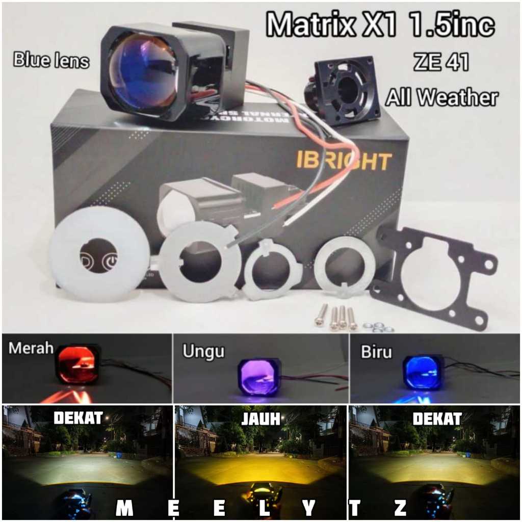 โปรเจคเตอร์ Bild Matrix X1 Plus Devil IBRIGHT 1.5inc ZE 40 ZE 41 ใกล้ใกล้ใกล้ พัดลมระบายความร้อนแบบต