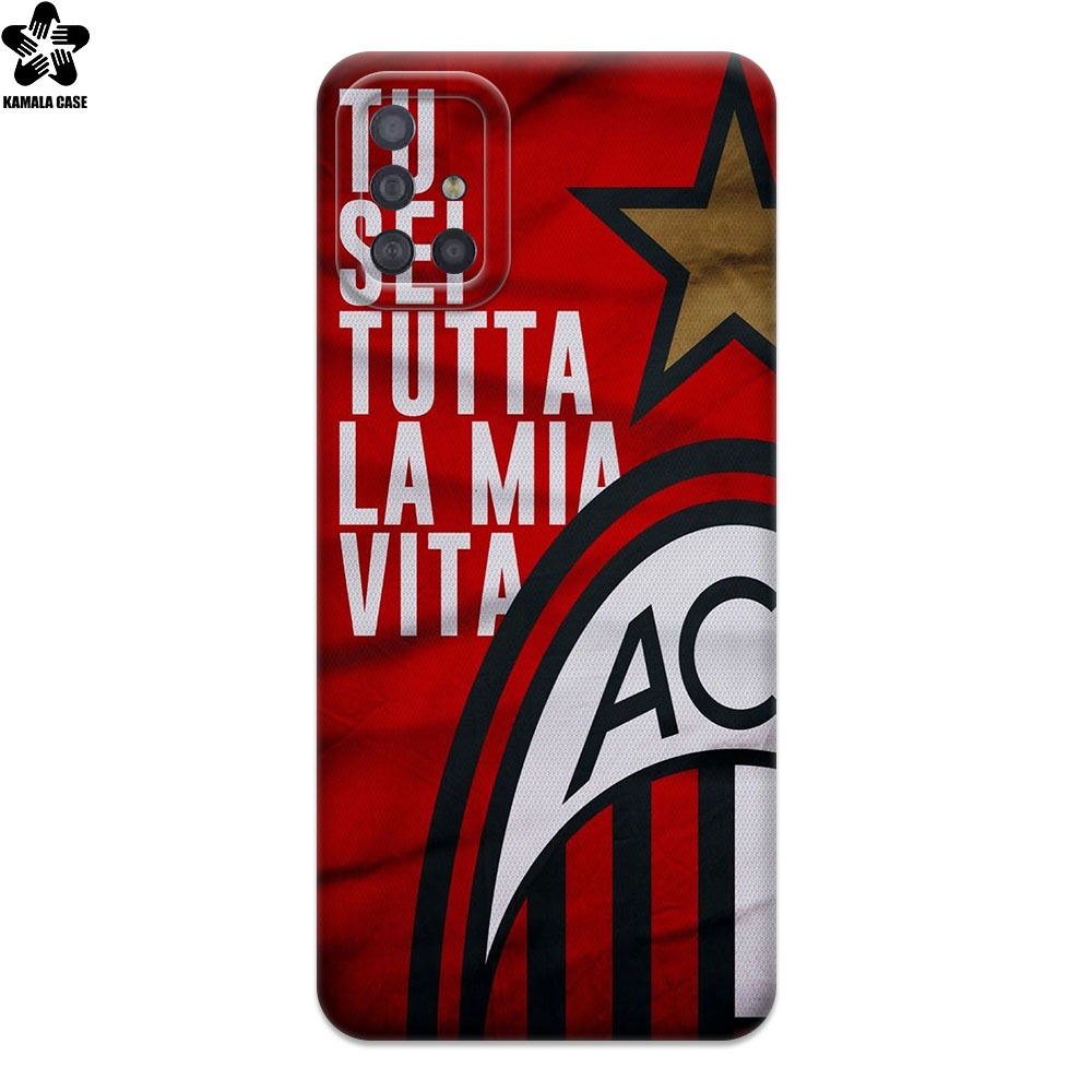 PREMIUM SOFTCASE พร้อม AC MILAN CLUB MOTIF สําหรับ SAMSUNG A51 A31 A71 & ALL TYPE SAMSUNG - PRO CAME