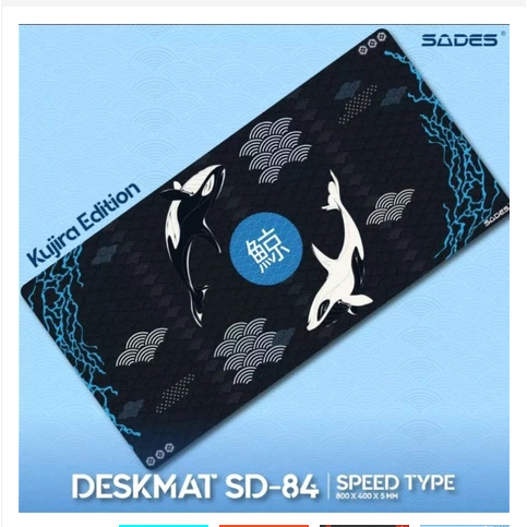 SADES Sd 84 kinton & rasta kujira แผ่นรองเมาส์สําหรับเล่นเกม 80cmx40cm