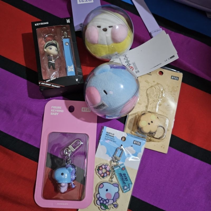 ชุดพวงกุญแจ Bt21****