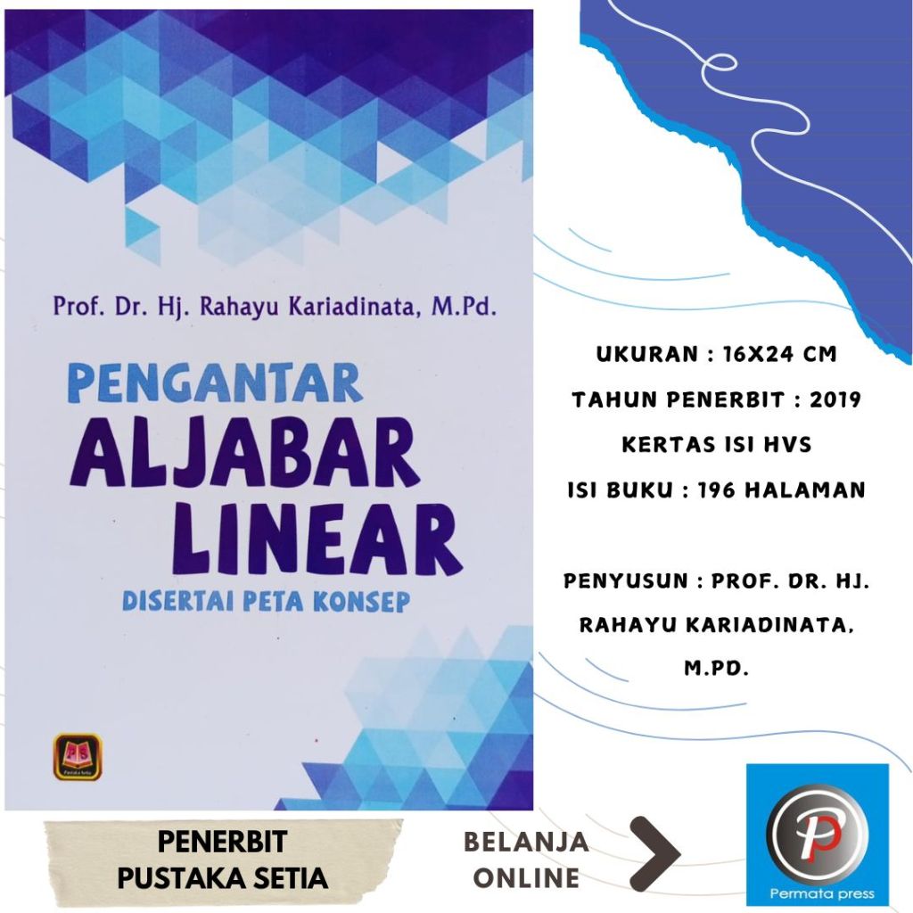 INTRODUCTION TO ALJABAR LINEAR ~ PUSTAKA SETIA