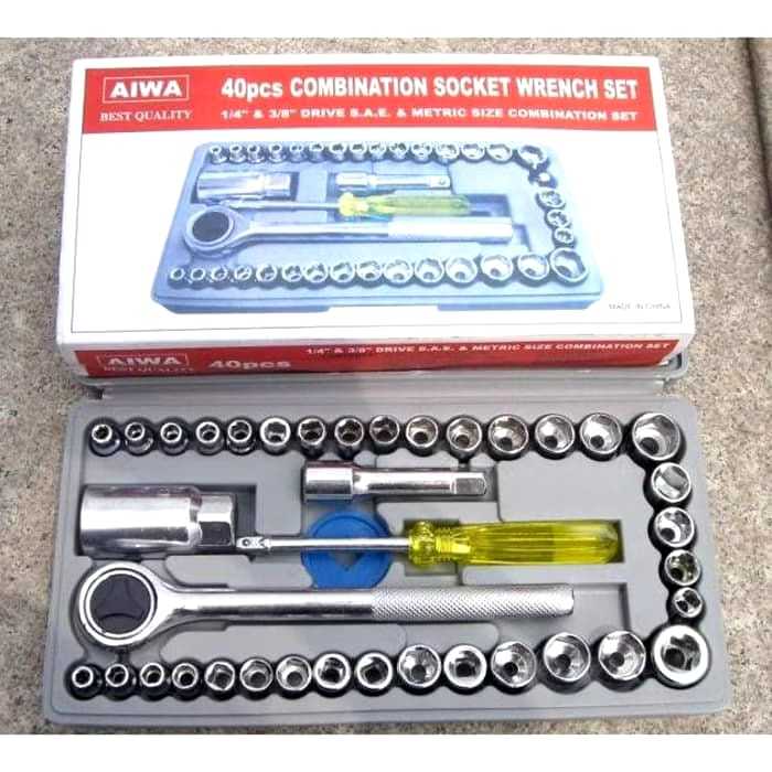 40PCS SOCKET WRENCH SET 40 IN 1 SHOCK SOCKET WRENCH SET / SOCKET WRENCH SET / WORKSHOP EQUIPMENT RIN