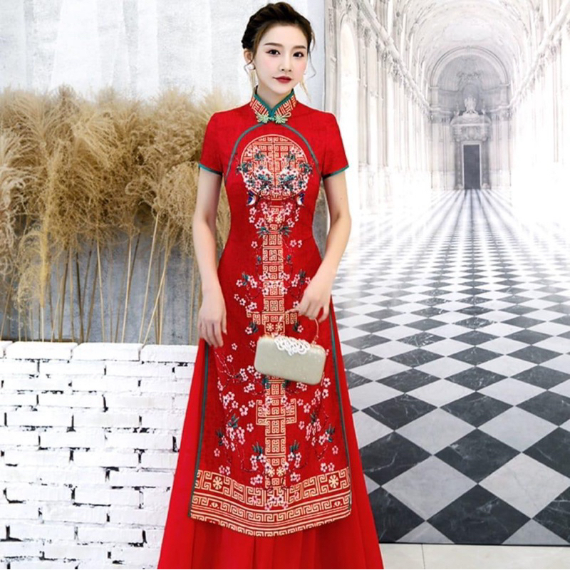 ชุด CNY LIWEI CHEONGSAM เกาหลีพรีเมี่ยมแฟชั่นนําเข้า