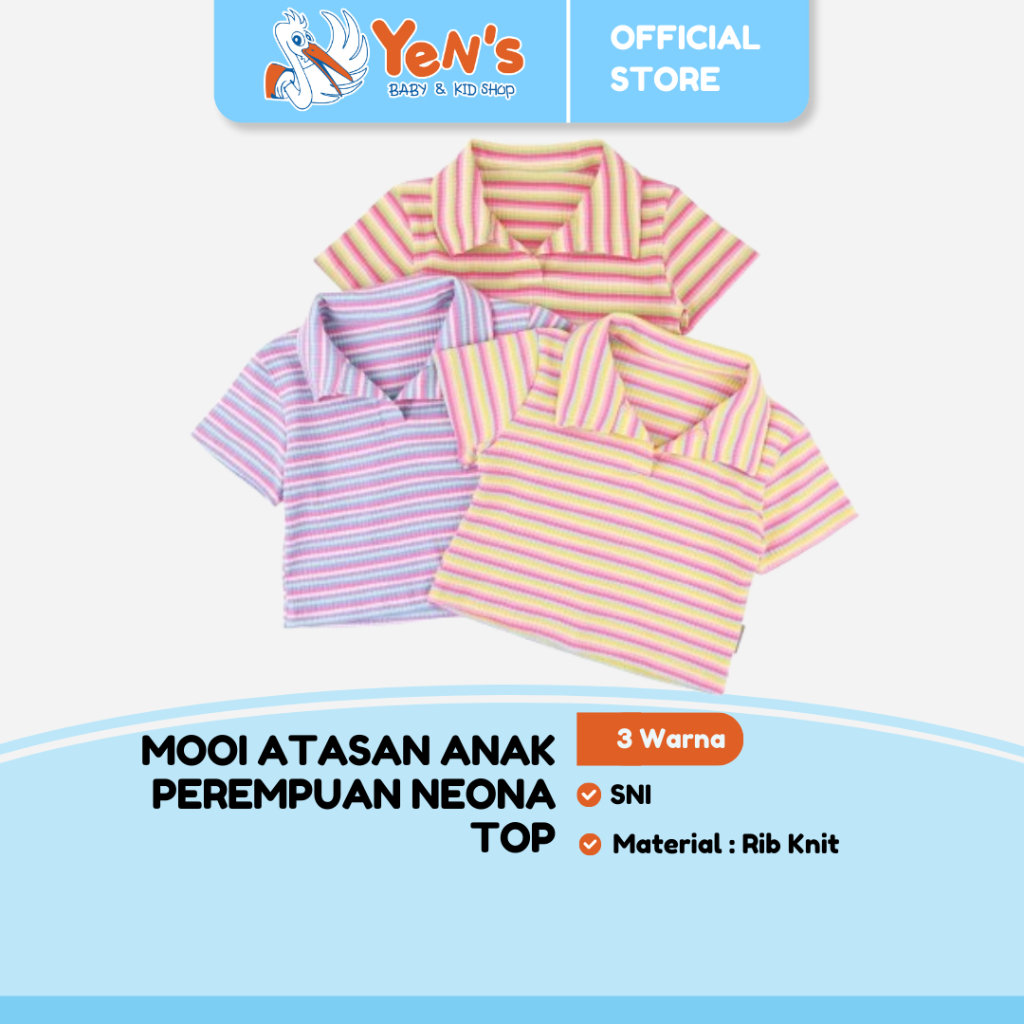 เสื้อ Mooi Neona สําหรับเด็กผู้หญิง SNI