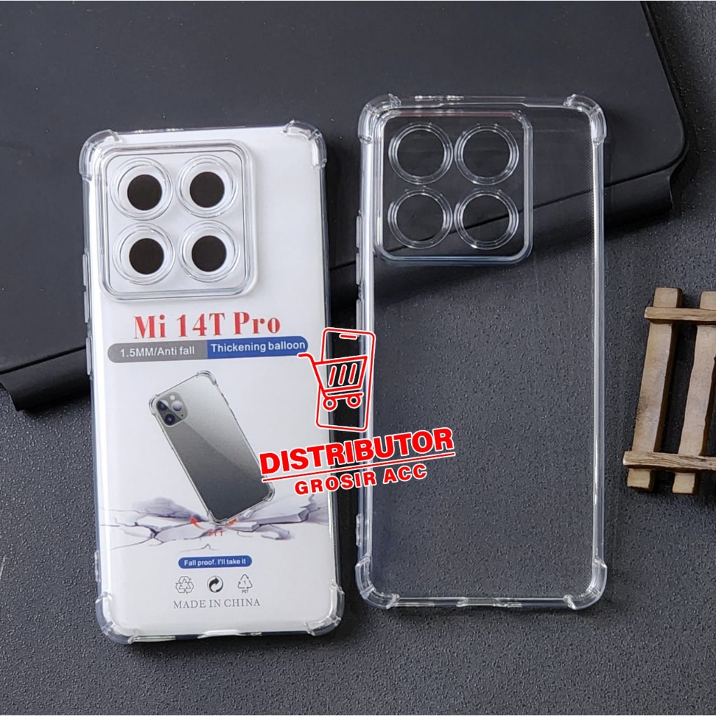 XIAOMI 14T PRO CASE AIRBAG ANTI CRACK THICK CLEAR SOFTCASE XIAOMI 14T PRO AB-01