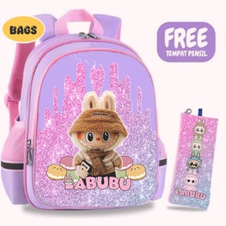 Tas Ransel Sekolah Anak Karakter Labubu Tk Sd, Paud- Fashion Anak