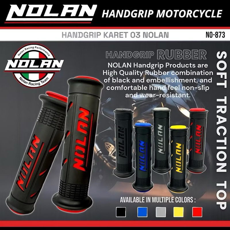 ปลอกแฮนด์ยาง NOLAN 03 Nolan 873 Universal All Motorcycles