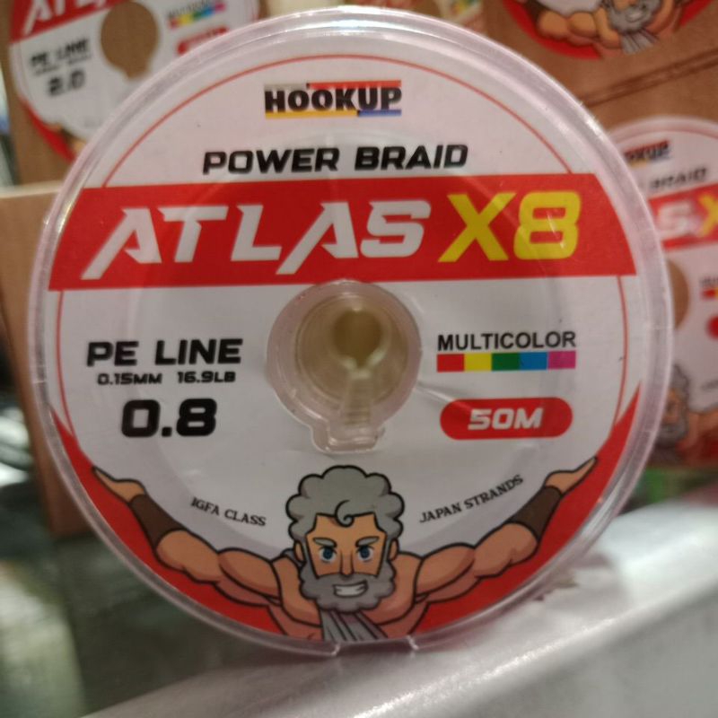 PE Hookup Atlas X8 50M (สีดํา) (เชื่อมต่อ)