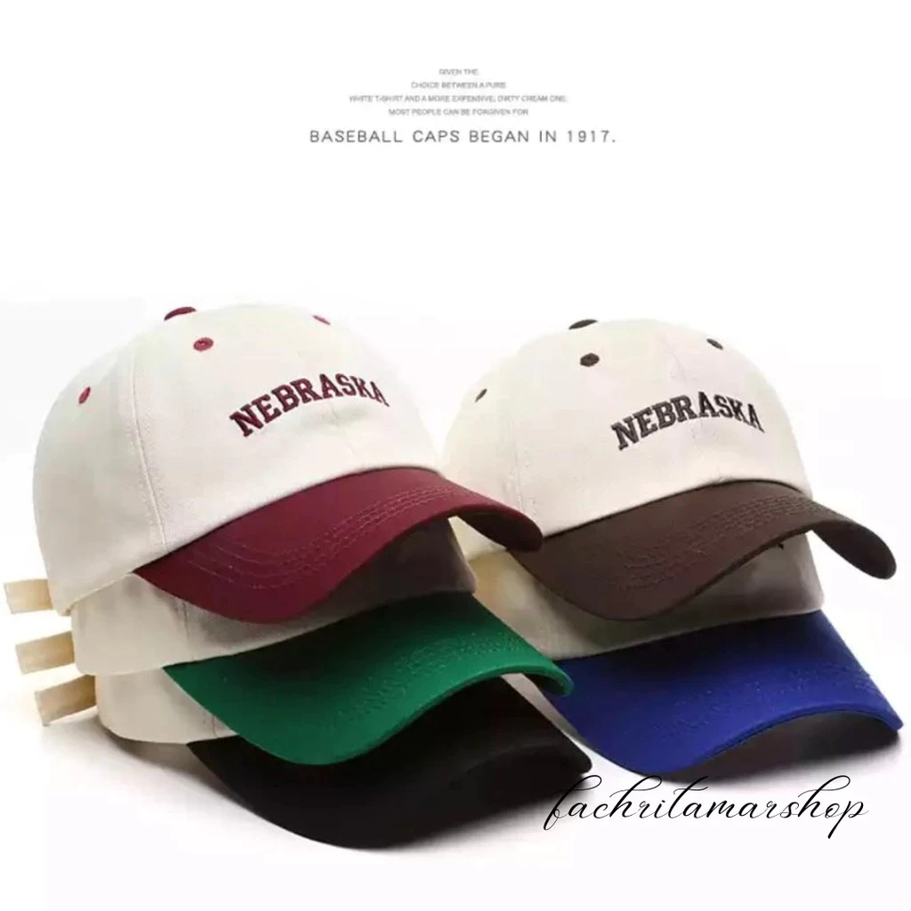 หมวกเบสบอลชายและหญิง DISTRO หมวกแก๊ป NEBRASKA
