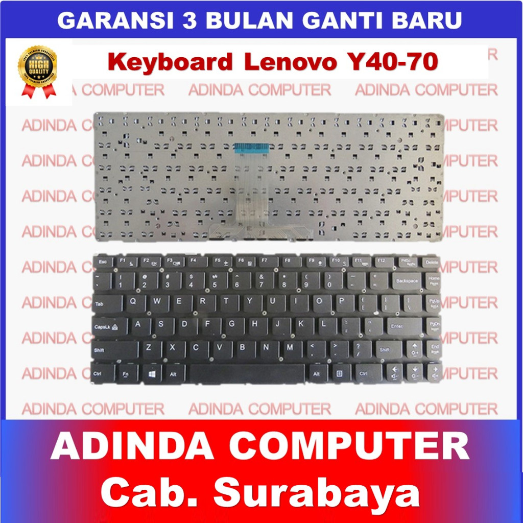 แป้นพิมพ์ Lenovo Erazer Y40 Y40-70 Y40-70A Y40-70AM Y40-70AT Y40-70AT-IFI