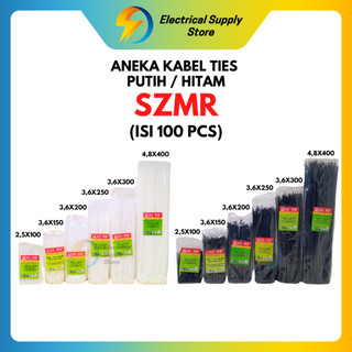ANEKA KABEL TIES/CABLE TIE SZMR 2.5x100 | 2,5x150 | 3,6x150 | 3,6x200 | 3,6x250 | 3,6x300 | 3,6x400