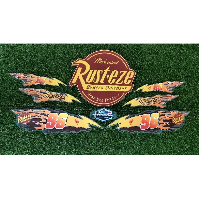 Stylo 160 2024 สติ๊กเกอร์ TRANSPARKENT STRIPING CUSTOM MCQUEEN DESIGN MOTIF