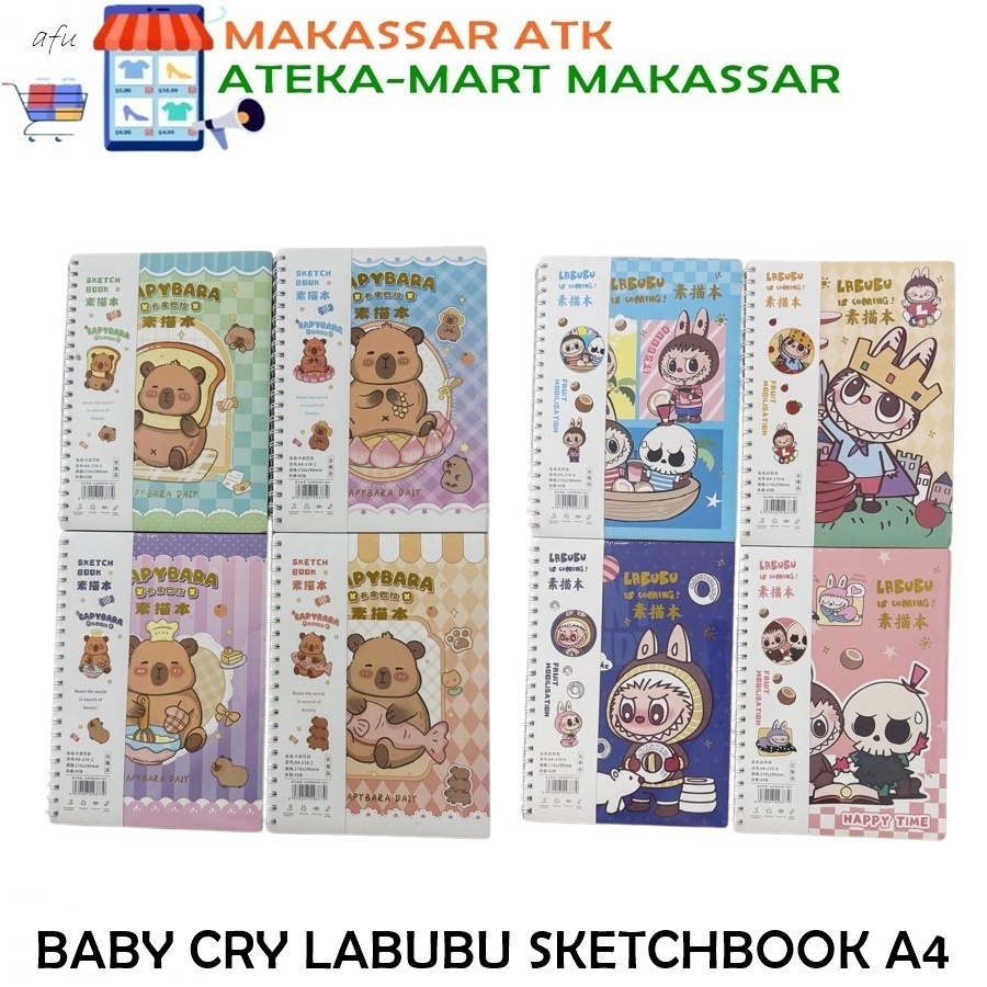 PUMPKIN A4-S210-6 CAPYBARA SKETCHBOOK A4-S210-2