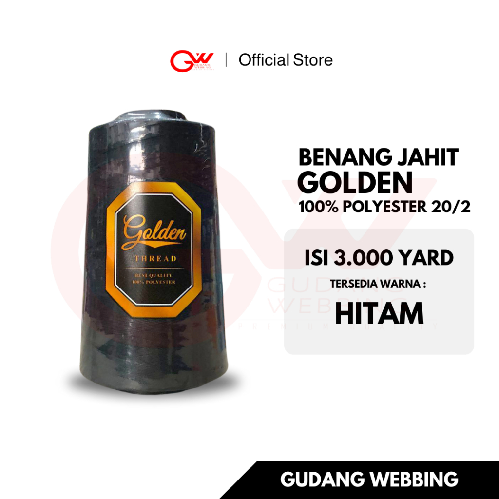 KATUN GOLDEN SEWING THREAD / COTTON THREAD ROLL 3,000 YARDS