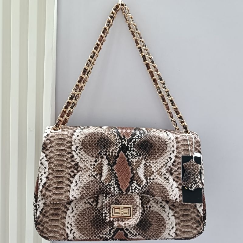 Abiego - AZZURA Chain Sling Party Bag