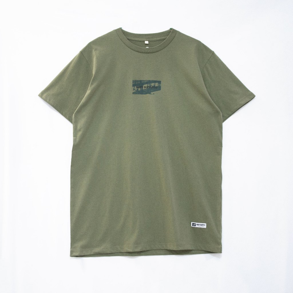 เสื้อยืด Sniff Supply | SCAFFOLD, Deep Lichen Green