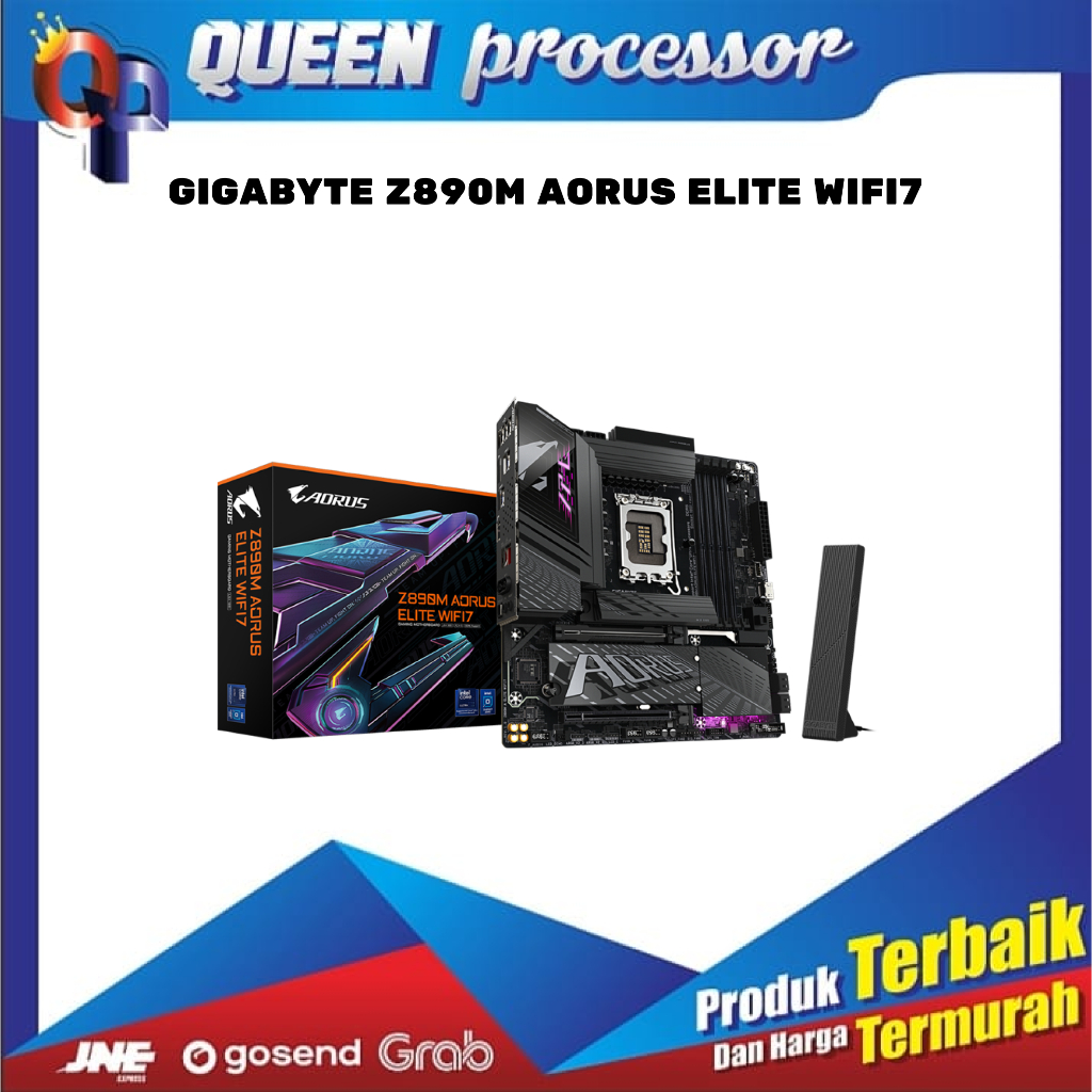 MOTHERBOARD GIGABYTE Z890M AORUS ELITE WF7 (INTEL, Z890M, DDR5)