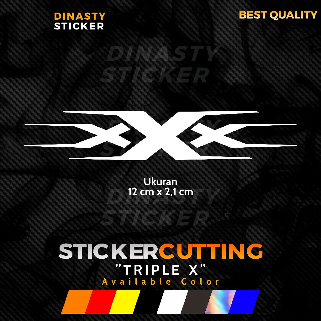สติ๊กเกอร์ตัด TRIPLE X