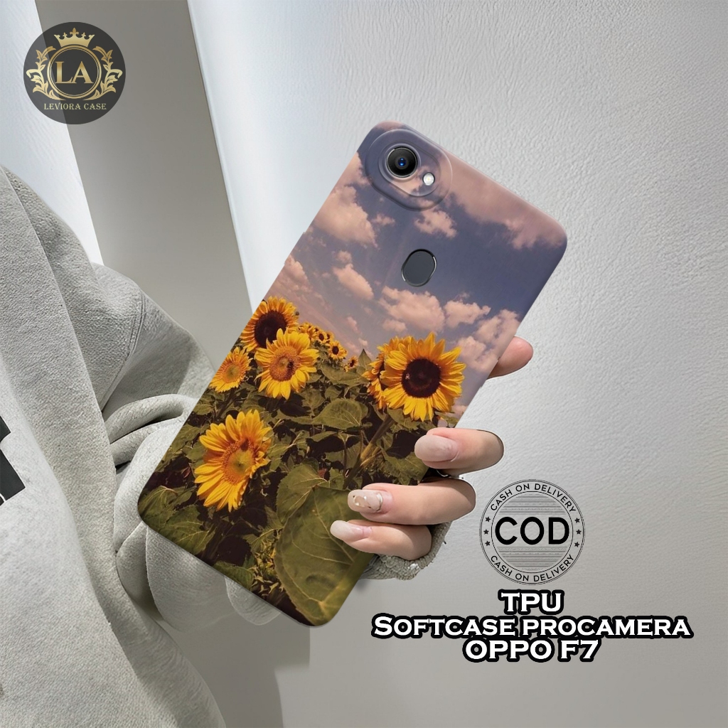 เคส HP ล่าสุด OPPO F7 - เคส Leviora - เคสดอกไม้แฟชั่น - เคส OPPO F7 Softcase - เคส Pro - เคส OPPO F7