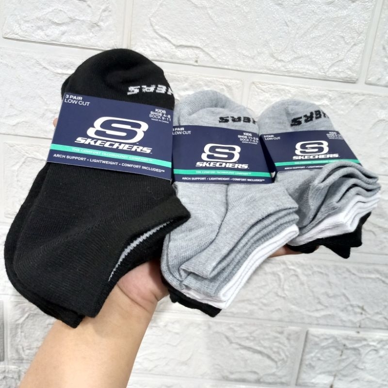ถุงเท้า Skechers Low Cut | Skechers ถุงเท้าเด็ก | ถุงเท้า